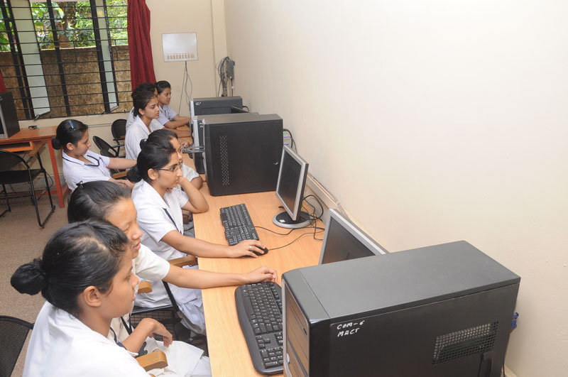 Computer Lab at Masood College and School of Nursing, Mangalore