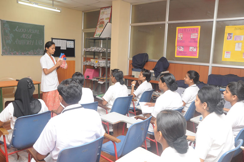 Audio Visual Aids room at Masood College and School of Nursing, Mangalore