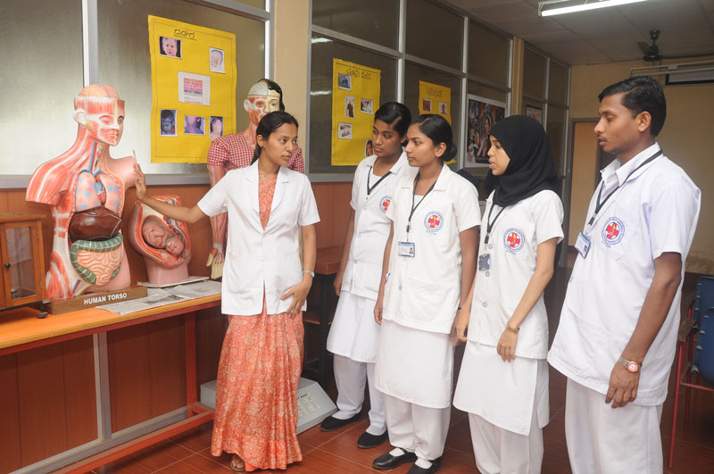 Anatomy and Physiology Laboratory at Masood College and School of Nursing, Mangalore