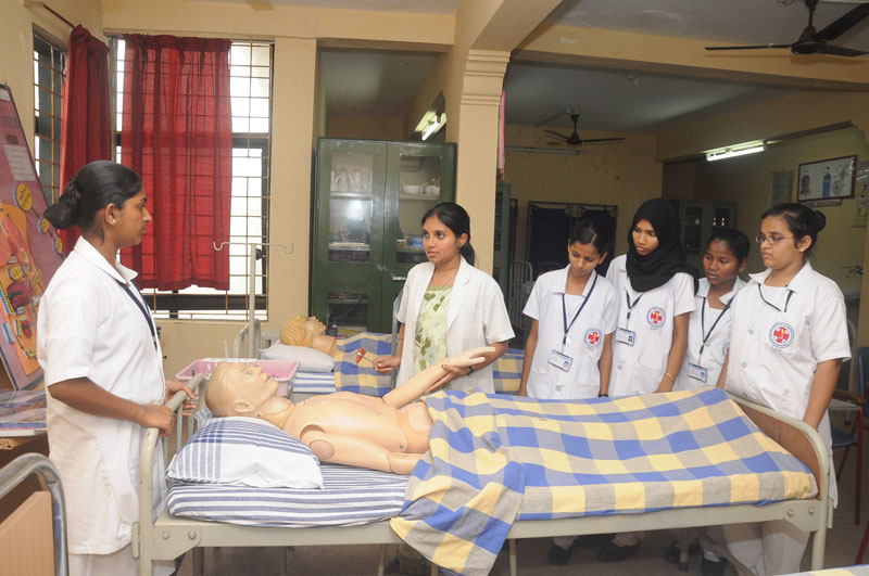Fundamentals Laboratory at Masood College and School of Nursing, Mangalore